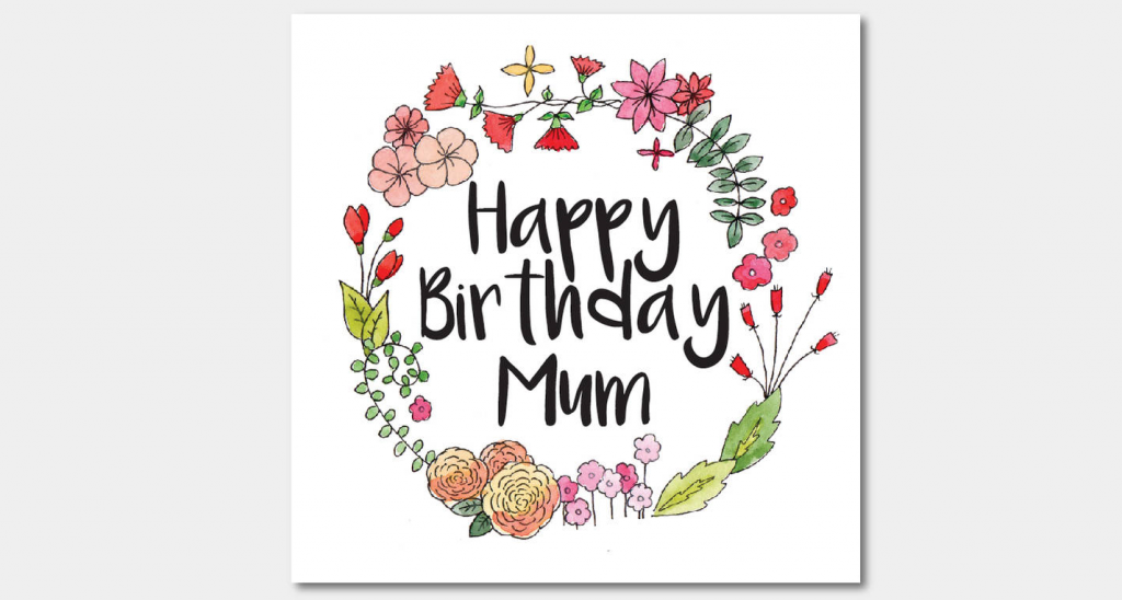 Happy Birthday Wishes To Mum - Teal Smiles