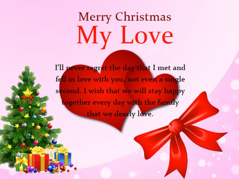 Romantic Christmas Card Messages 