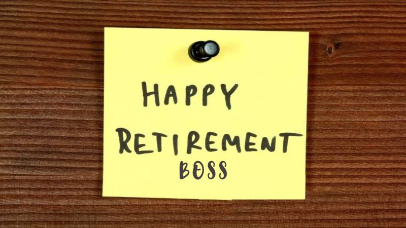 Good Retirement Wishes For Boss - Teal Smiles